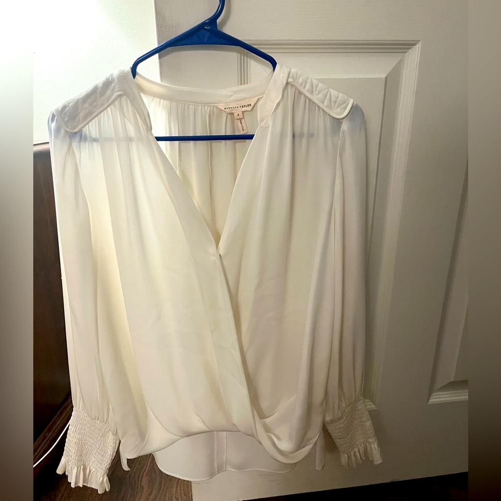 Rebecca Taylor blouse, size 4, used-like new. Only worn a couple times.